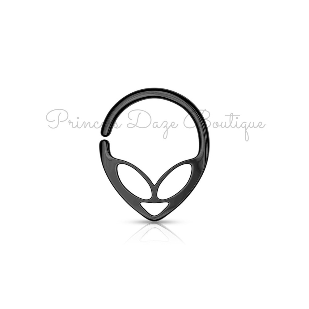 Unique Alien  Hoop Ring Septum Nose Ring Piercing Jewelry‎